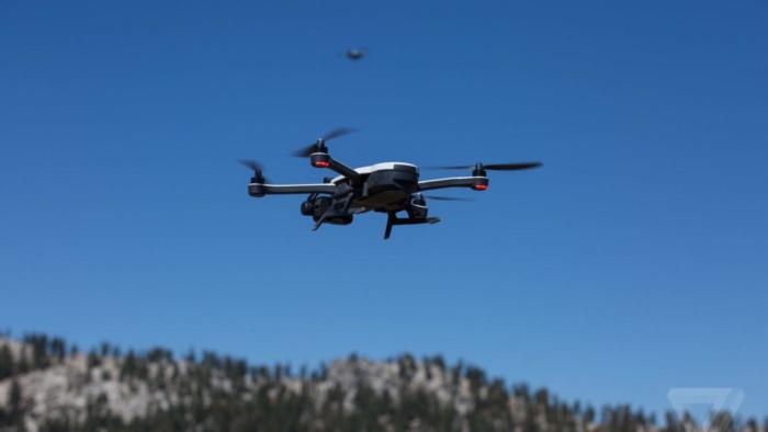 Квадрокоптер Karma Drone GoPro полет