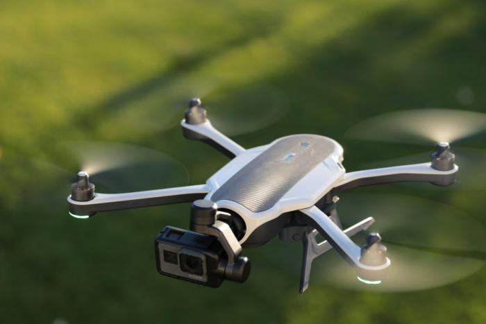 Квадрокоптер Karma Drone GoPro как летает