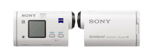 Sony HDR-AS200V с двух сторон